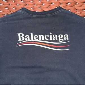 BALENCIAGA
Oversized printed cotton-jersey T-shirt